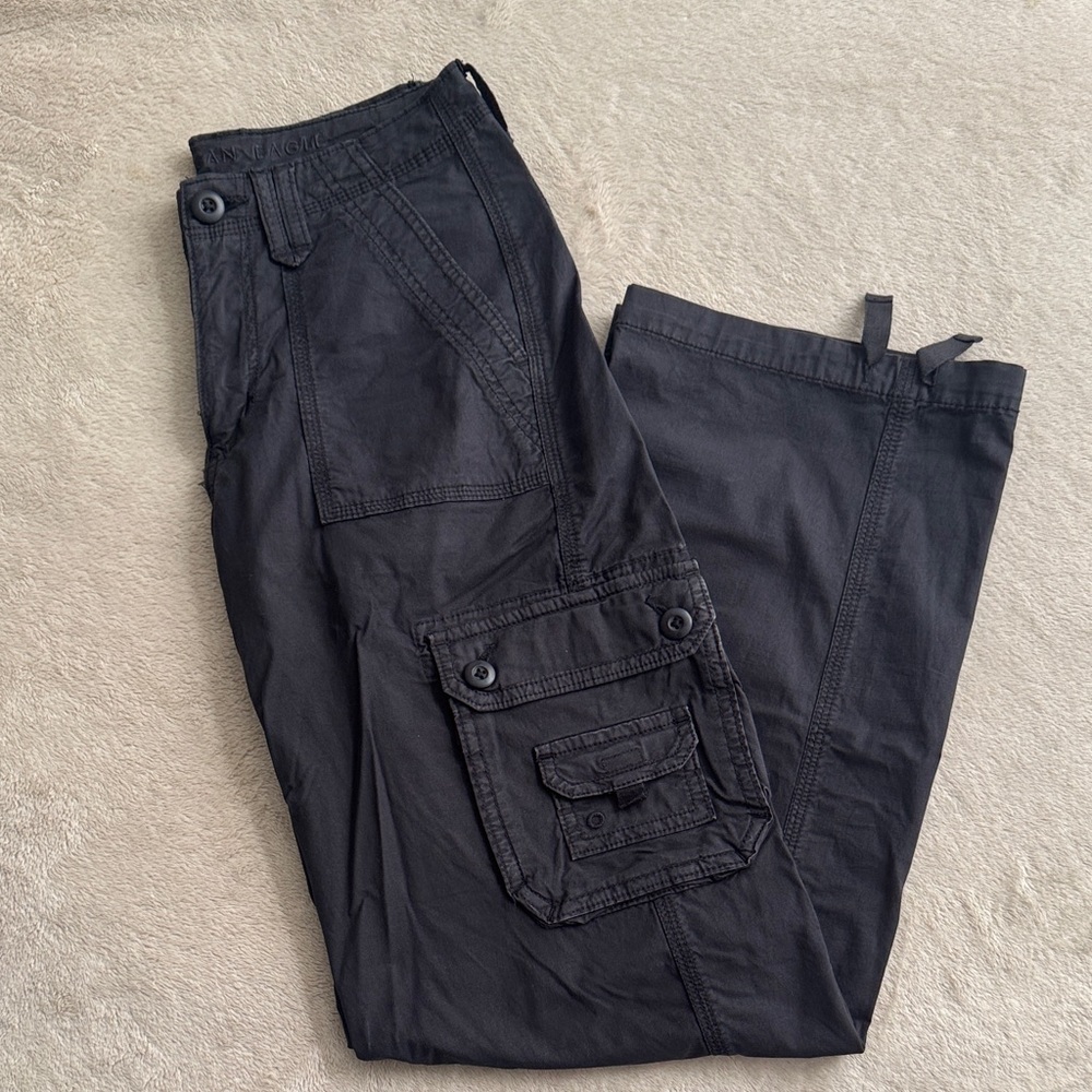 Aerie Black Cargo Pants